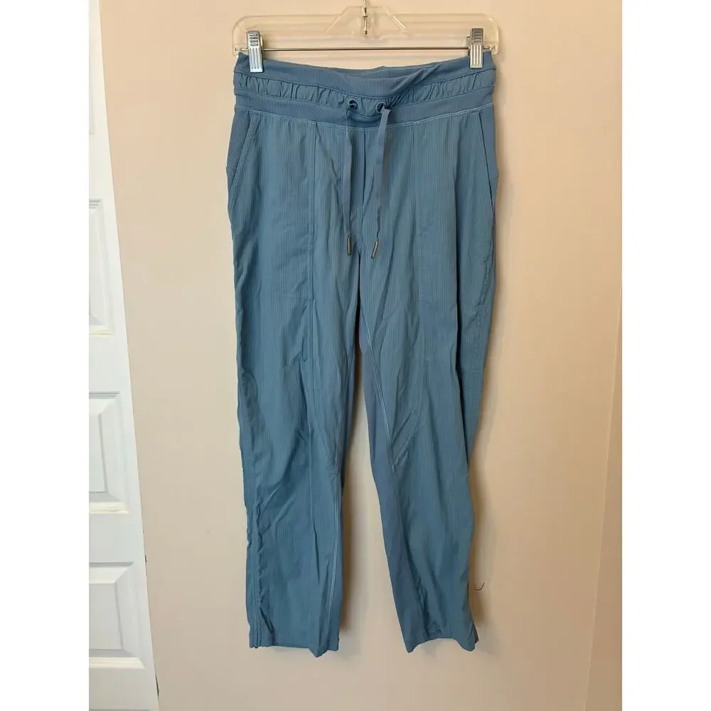 Lululemon Dance Studio Mid-Rise Cropped Pant Utility Blue Size 4